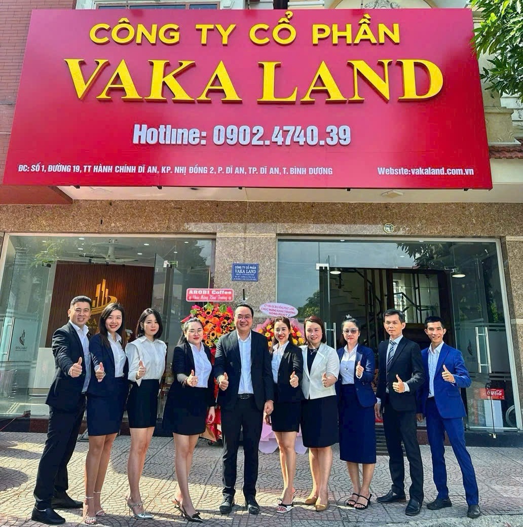 Địa ốc VAKA LAND tưng bừng khai trương chi nhánh mới TP Dĩ An Bình Dương - VAKA LAND