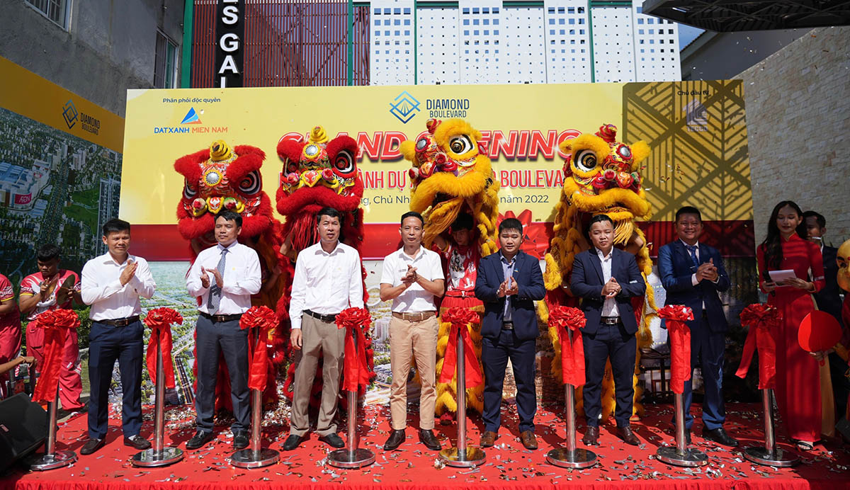 Nhà điều hành dự án Diamond Boulevard chính thức khai trương vào ngày 24/7/2022 vừa qua