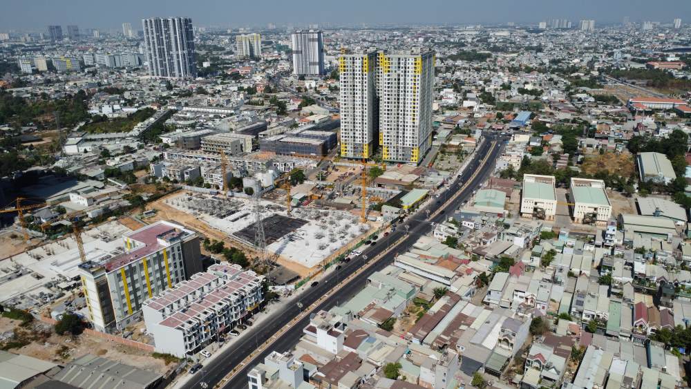 Giá đất ở đô thị tính cho các dự án bất động sản ở thành phố Dĩ An từ 21 triệu đồng trở lên. Ảnh: Đình Trọng