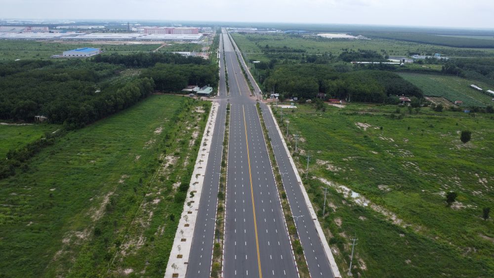 Tỉnh Bình Dương chuẩn bị khởi công xây dựng 2 khu công nghiệp tại huyện Bàu Bàng. Ảnh: Đình Trọng