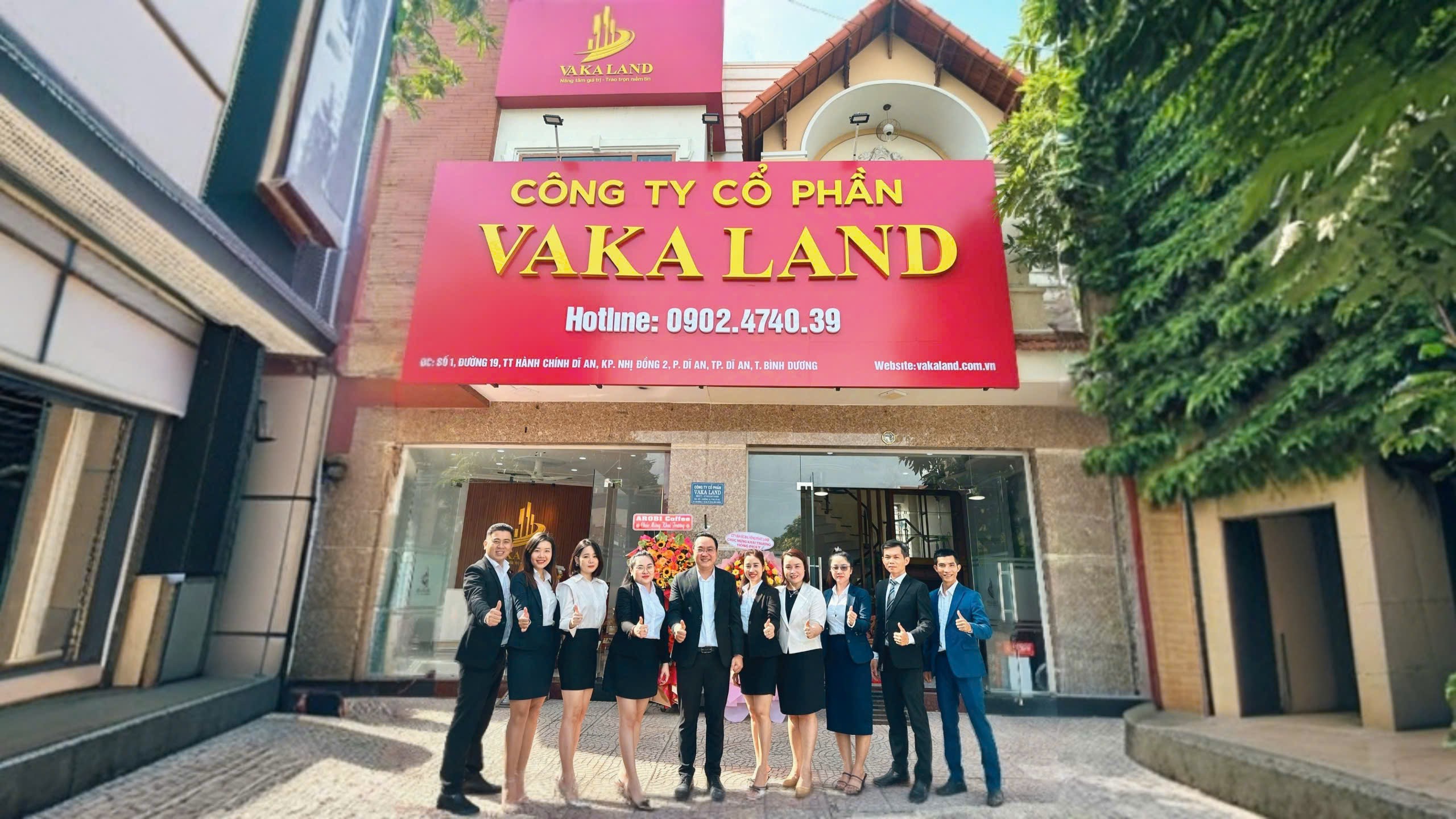 Sáng Ngày 04/12/2024, Công ty Cổ phần VAKA LAND vừa khai trương và đưa ra hoạt động chi nhánh TP Dĩ An - Bình Dương.